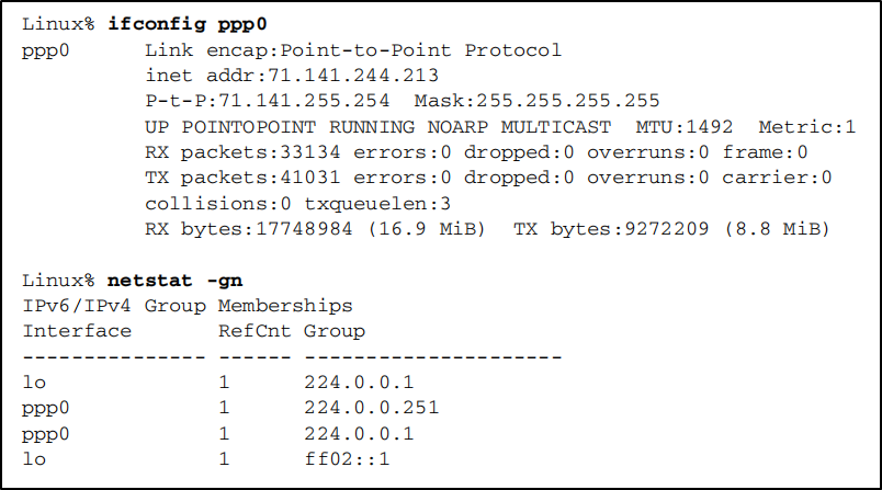 Picture from TCP/IP Illustrated Volume 1