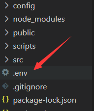 这个 .env 文件夹要和src文件夹是平级，否则不生效。
