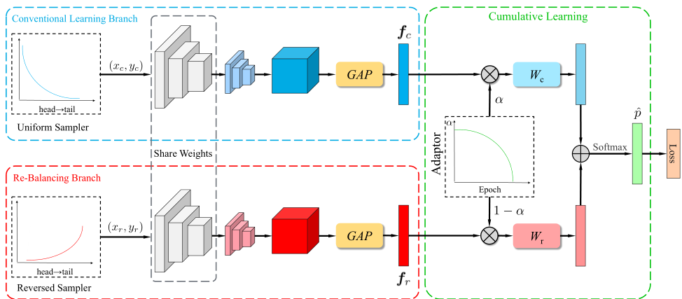 Framework of our Bilateral-Branch Network (BBN)