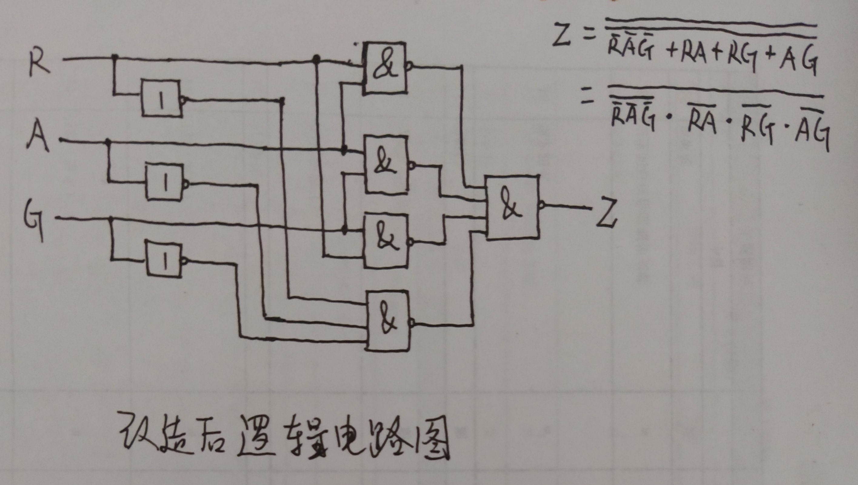 组合逻辑电路的设计