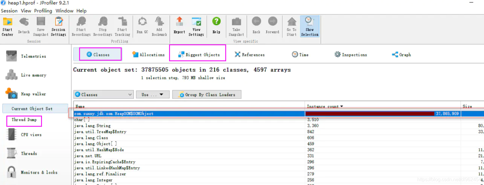 Heap Dump Java Gui 【JVM】Java程序生成Heap dump几种方式_heapdump.hprof-CSDN博客