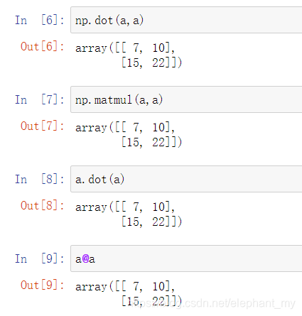 python Numpy 中的矩阵向量乘法(np.multiply()、np.dot()、np.matmul() 和 星号(*)、@)_np ...