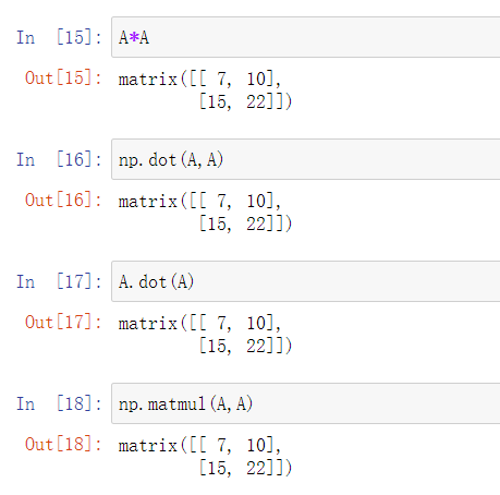 python Numpy 中的矩阵向量乘法（np.multiply（）、np.dot（）、np.matmul() 和 星号（*）、@）_np ...