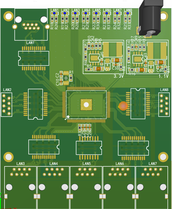 总结自己设计带poe的八口交换机的过程和踩坑_poe交换机电路图-csdn