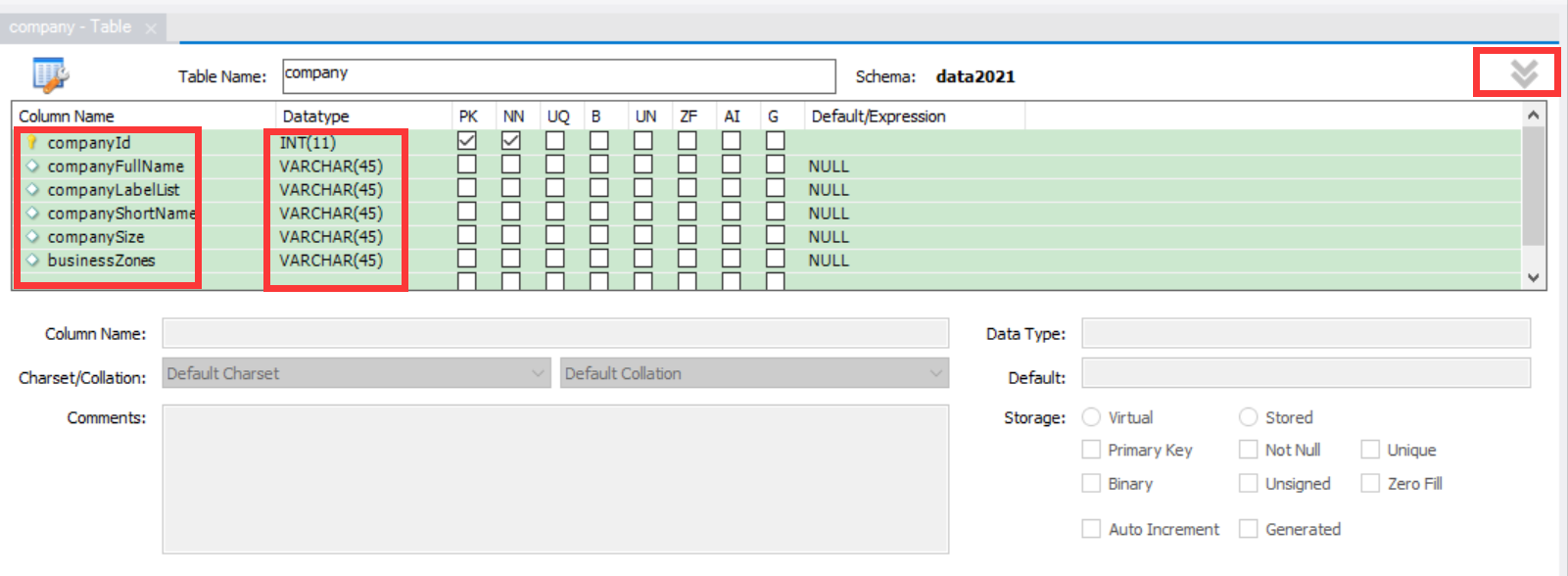 mysql workbench download schema