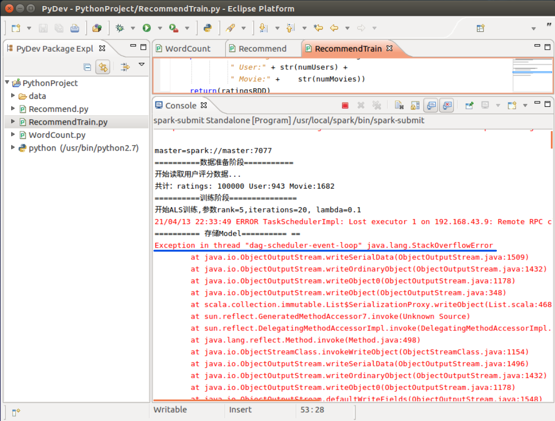 eclipse-exception-in-thread-dag-scheduler-event-loop