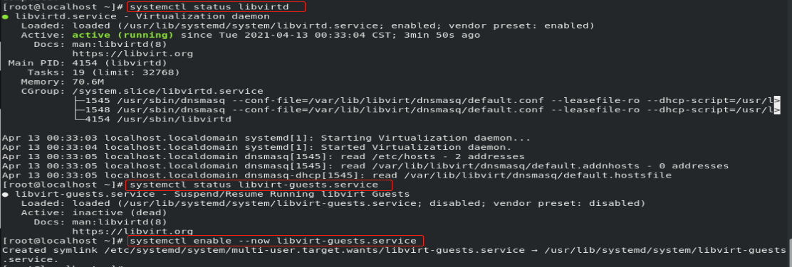 Linux下的虚拟化,在Linux中使用虚拟机_systemctl enable --now libvirtd-CSDN博客