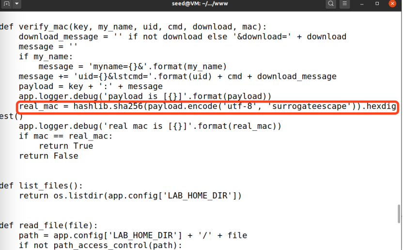 SEEDLAB2.0Hash Length Extension Attack Lab