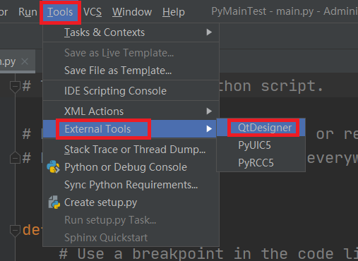 四、PyCharm PyQt5创建主窗口详细教程