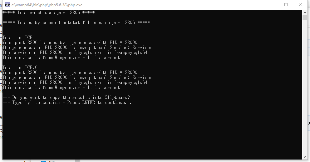 Wampserver64 Mysql Test Port 3306 ERROR This Server IS NOT From