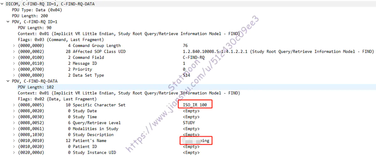 【转】02.Dicom 学习笔记-DICOM C-Find 消息服务