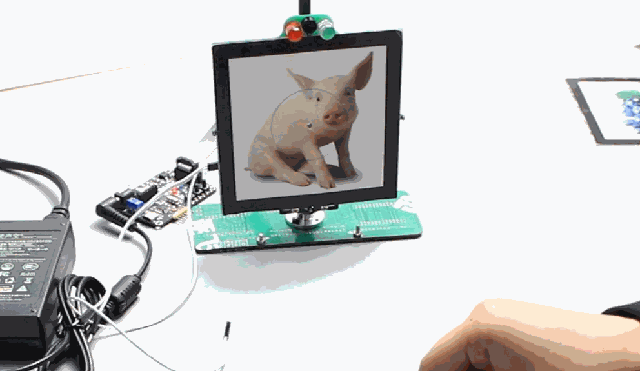 ▲ 逐飞科技给出的裁判系统的演示