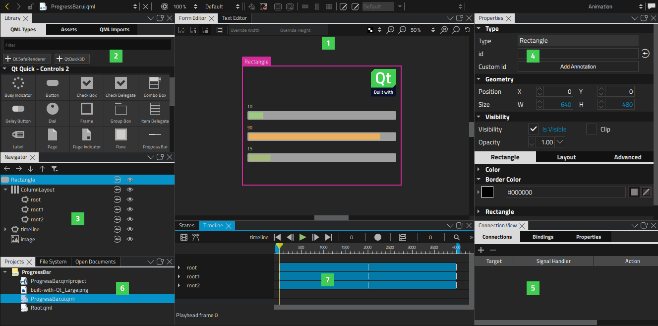 Qt Creator在设计模式下编辑QML文件_qt creator中qml设计视图怎么用-CSDN博客