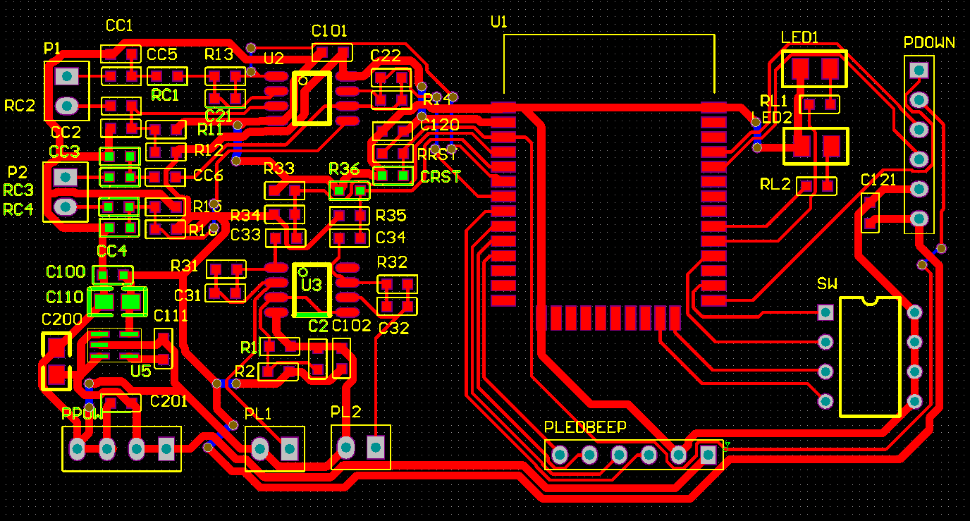 快速製版實驗電路pcb設計