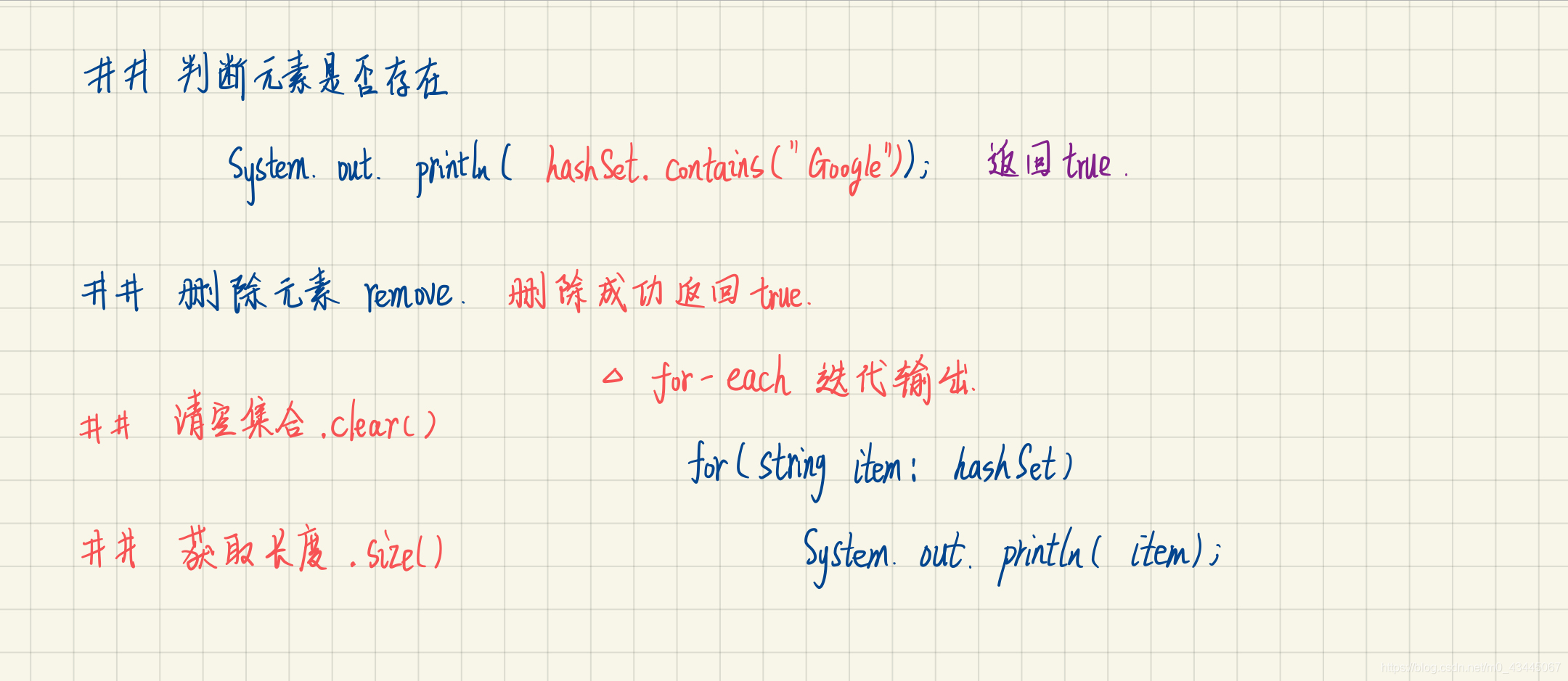 HashSet 集合