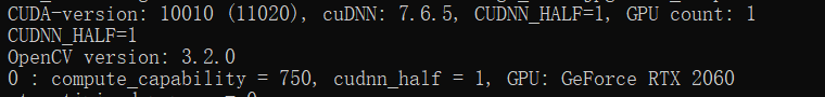 NVIDA CUDA显卡计算能力 GeForce RTX 2060  compute_capability