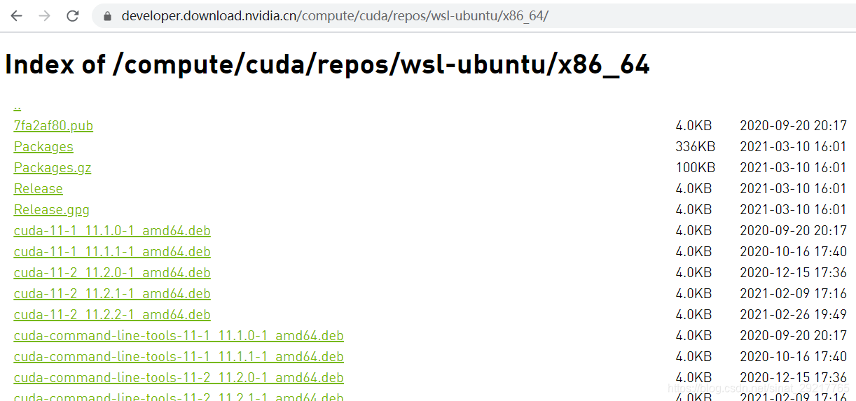 关于下载cuda和cudnn官方网站访问不了的替代方案