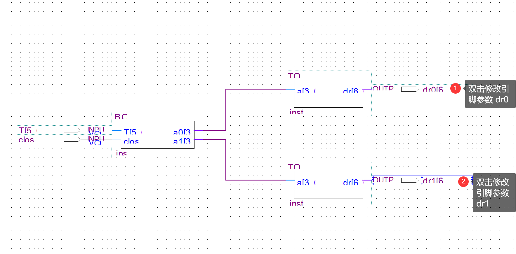 Quartus II 模块化设计之两位七段码显示（verilog详细步骤）_quartus模块化-CSDN博客