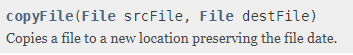 Java 使用FileUtils.copyFile复制文件
