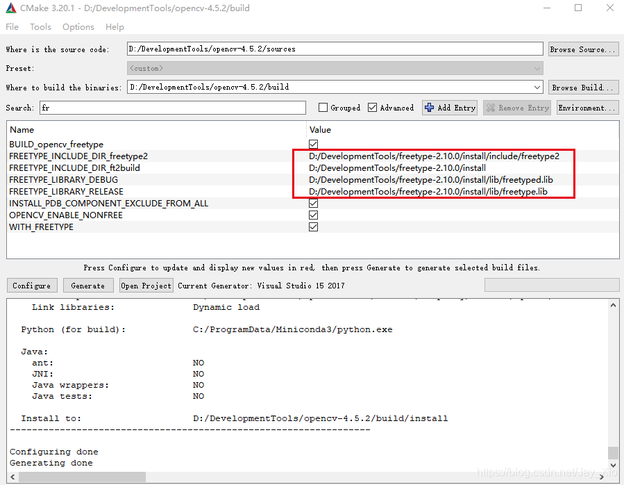 windows下编译OpenCV带opencv_contrib和freetype_code-CSDN博客