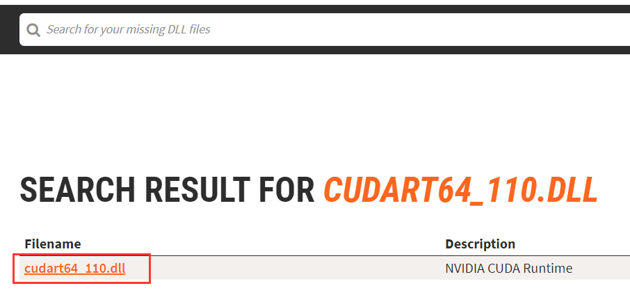 Tensorflow Dll文件缺失的解决方案 Cudnn64 8 Dll Not Found Cusolver64 10 Dll Not Found 阅读修身 程序员宅基地 程序员宅基地