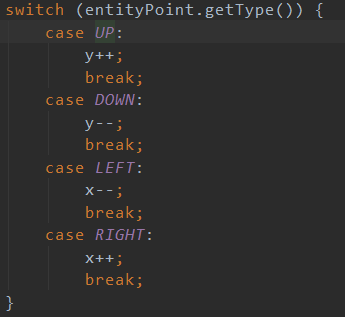 java报错:An enum switch case label must be the unqualified name of an ...