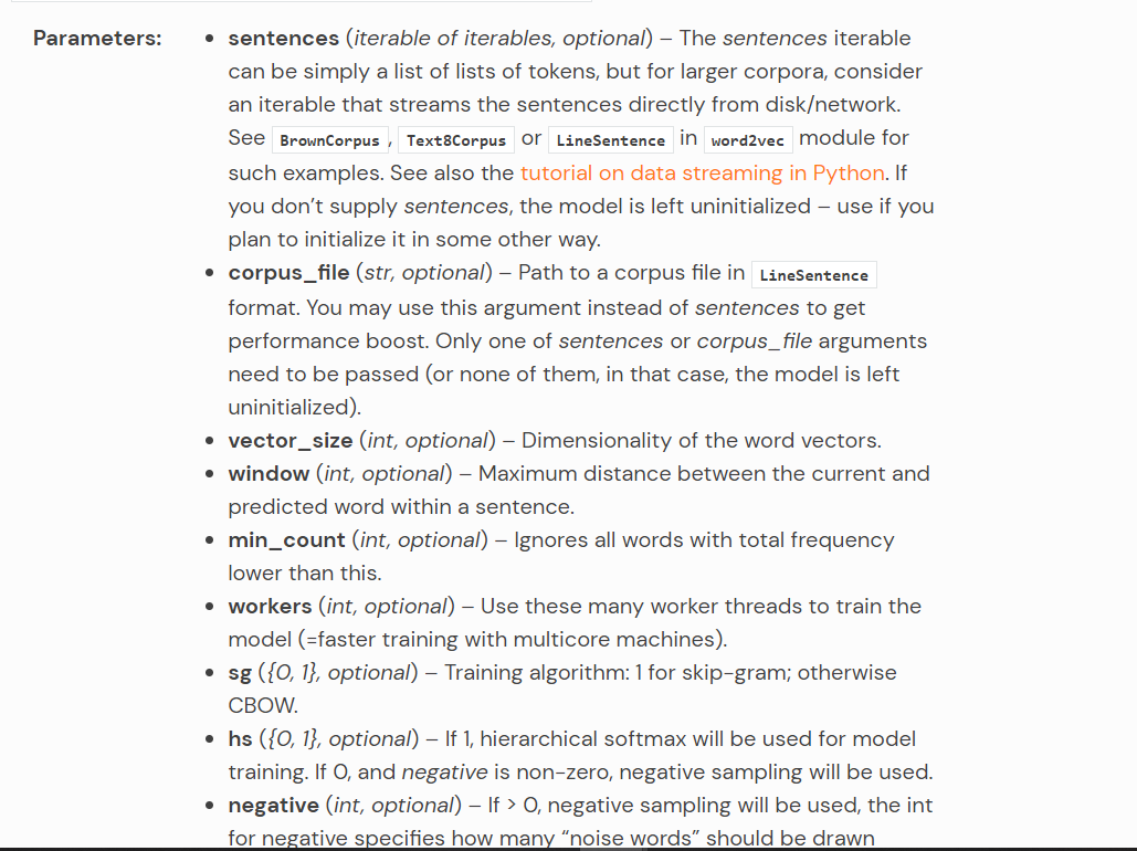 gensim函数库中Word2Vec函数size，iter参数错误解决（ __init__() got an unexpected keyword  argument 'size'）_Yukioy的博客-CSDN博客
