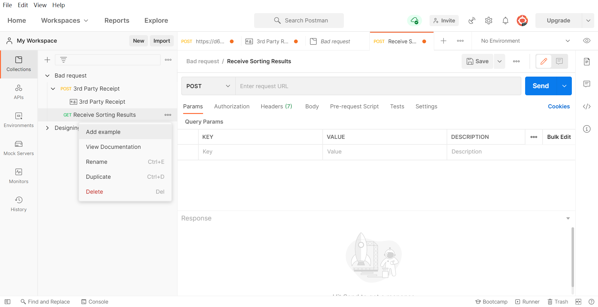 Postman api 