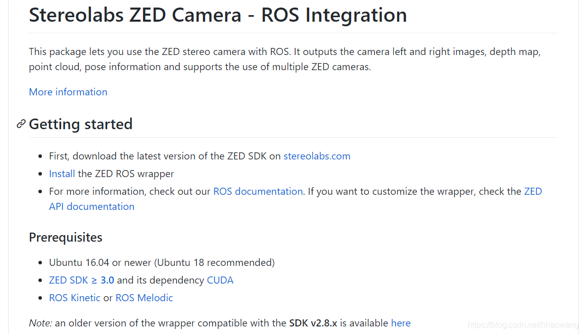 Zed2 Tutorial 双目立体视觉(3)- ZED2 & ROS Melodic 发布RGB图像及深度信息_zed2官方文档-CSDN博客