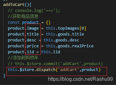 this.$store.dispatch('addCart',product)