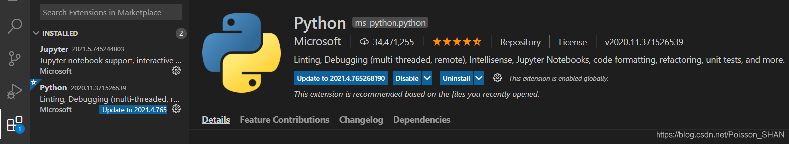 VSCode python extension loading_python extention loading-CSDN博客