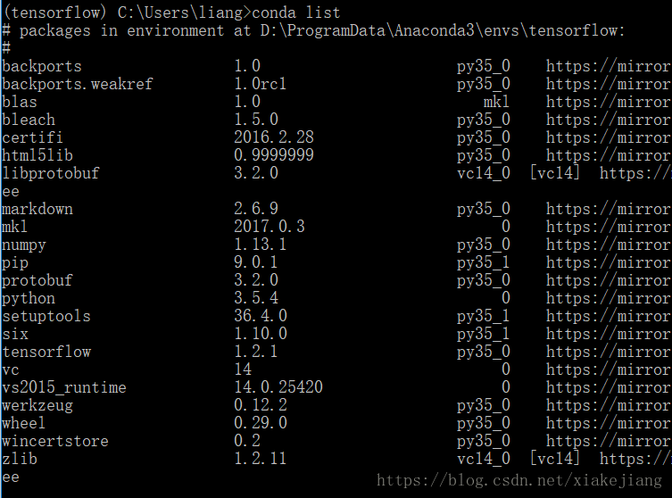 解决anaconda安装tensorflow的“no Module Named Tensorflow”问题_conda List没有 ...