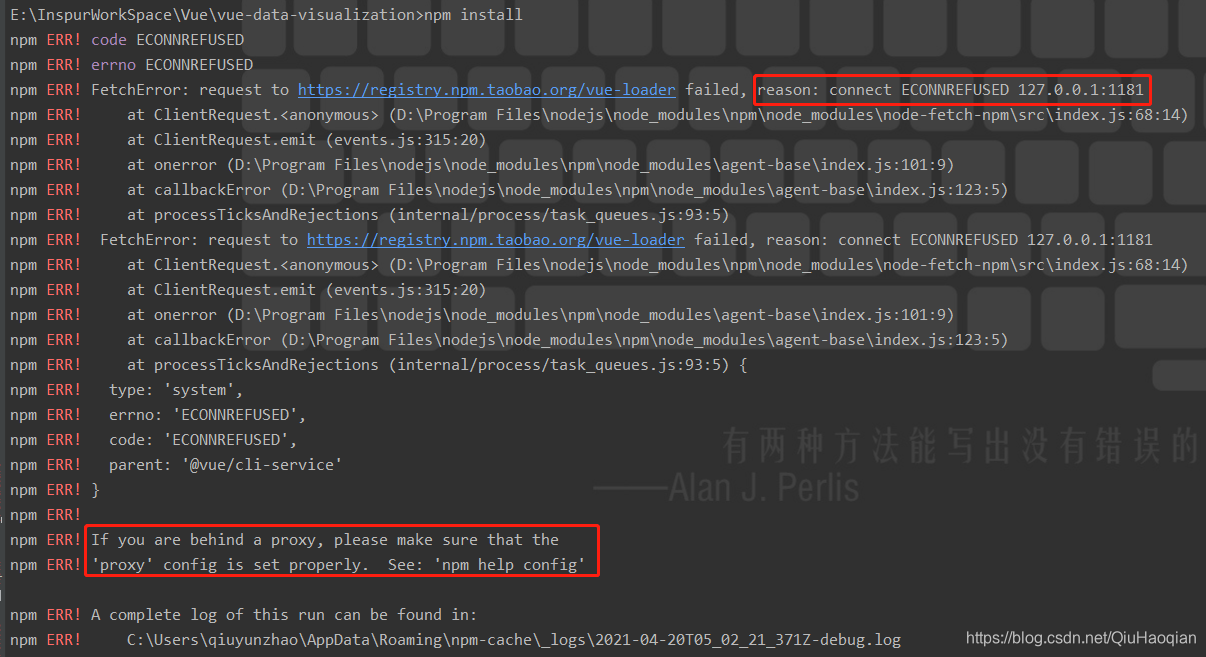 Node.js 代理导致的报错问_fetcherror: request to-CSDN博客