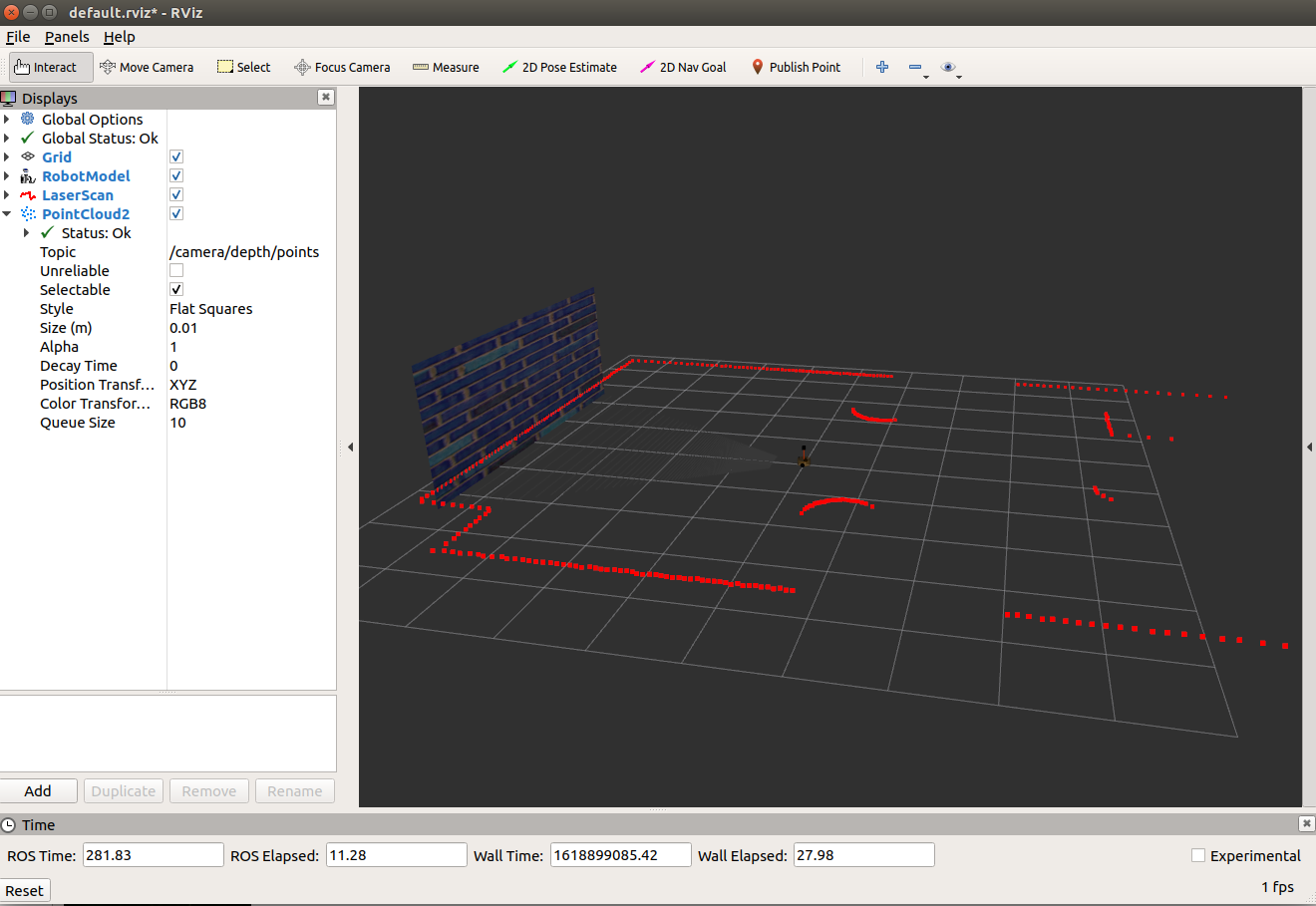 ROS教程 Gazebo仿真(4)Kinect深度相机_gazebo中仿真深度相继CSDN博客