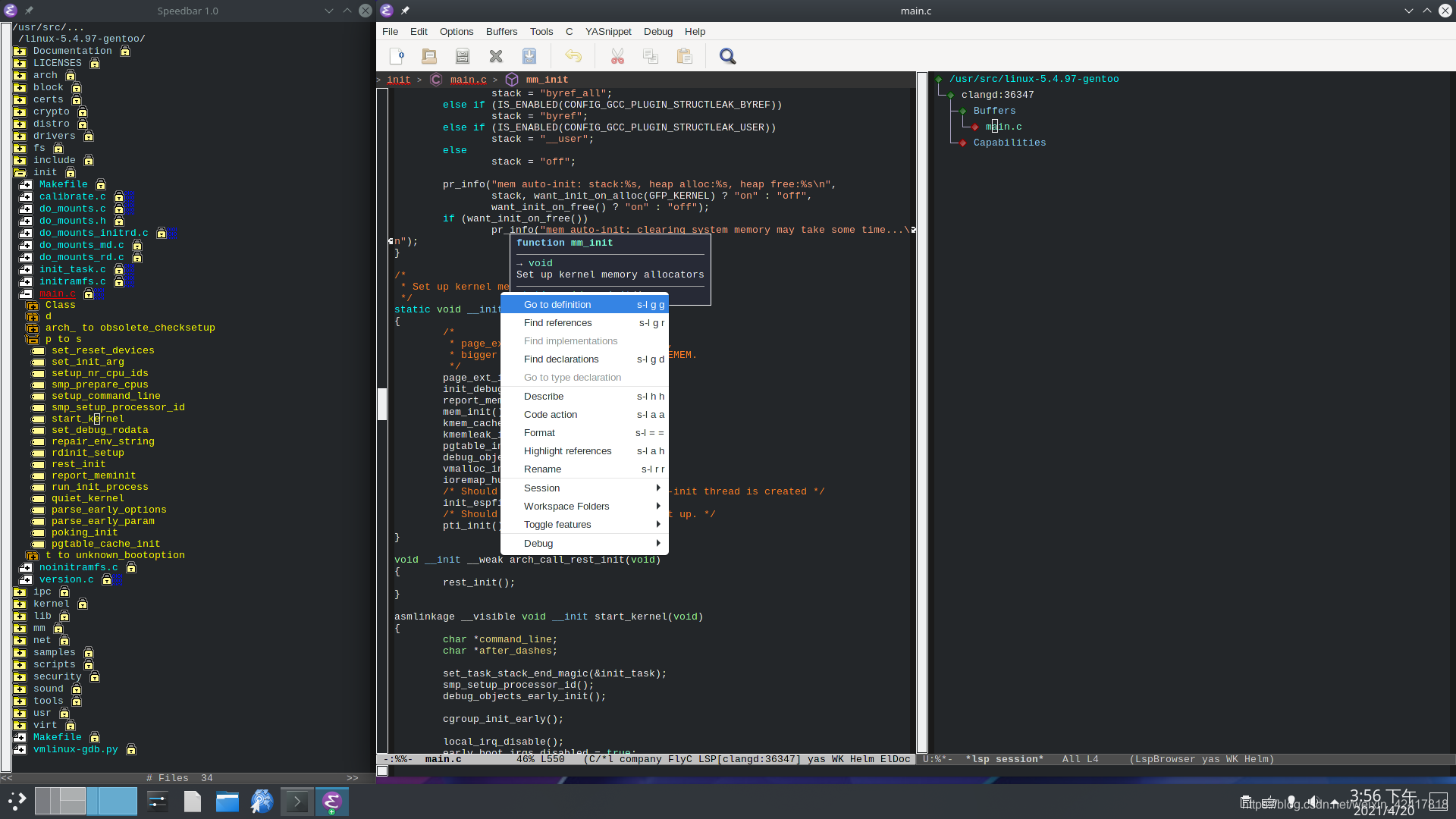 用 emacs 浏览 C/C++ 项目_emacs c++-CSDN博客