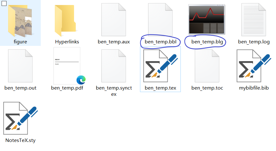BibTex编译后
