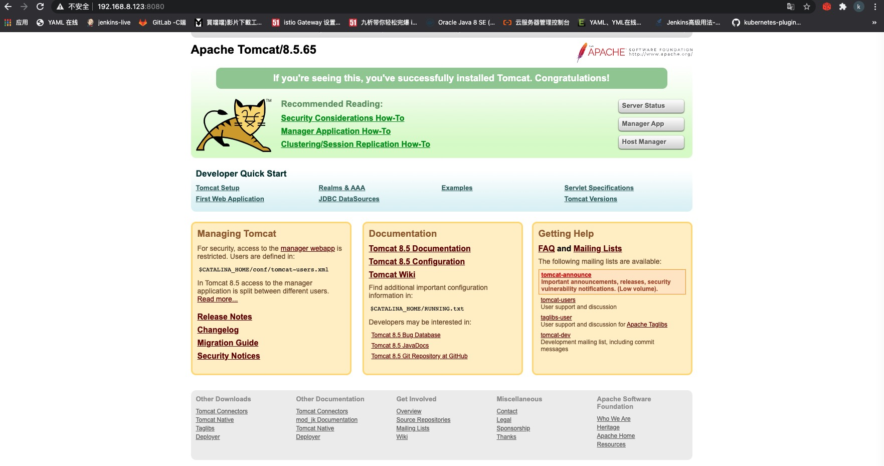 Linux安装jdk及Tomcat