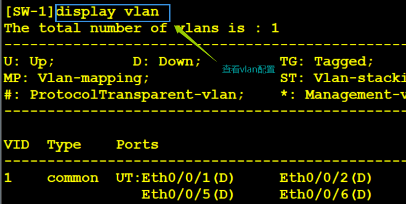 华为交换机基本命令1