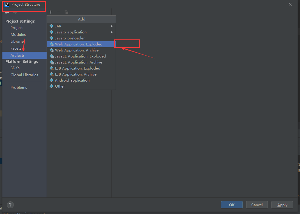 artifact ssmbuild war exploded error during artifact deployment. see server log for details.