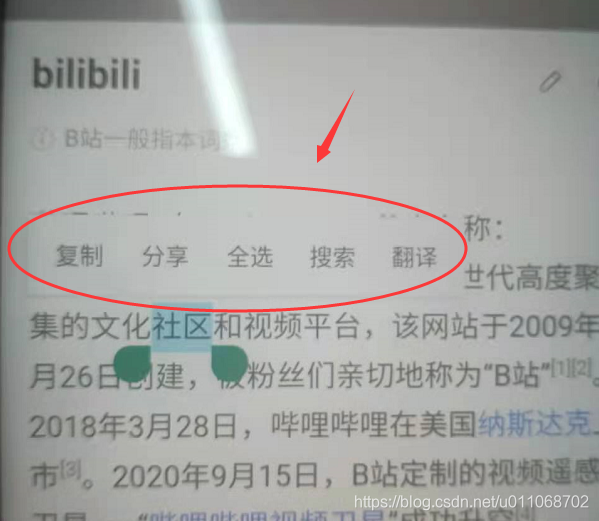 Android之实现长按Webview页面文字自定义复制、全选、分享、搜索、翻译功能（支持多语言，博文也有Demo下载地址，绝对没问题）