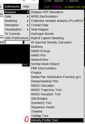 vmd tk console commands