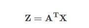 Z=ATX
Z=ATX