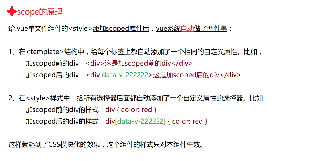 Vue文件中scoped的本质就是添加了 属性选择器 Cherry Vicent的专栏 Csdn博客