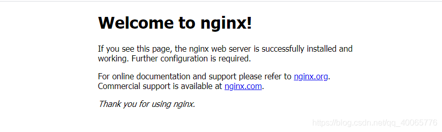 nginx启动页面