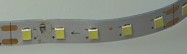 ▲ 标准的一段LED