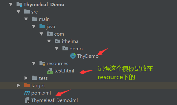 thymeleaf模板引擎快速入门