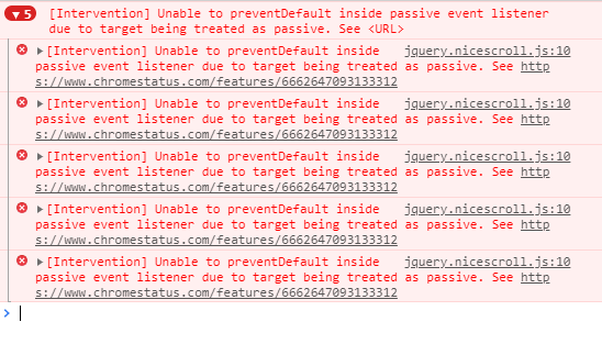  Unable To PreventDefault Inside Passive Event Listener CSDN 