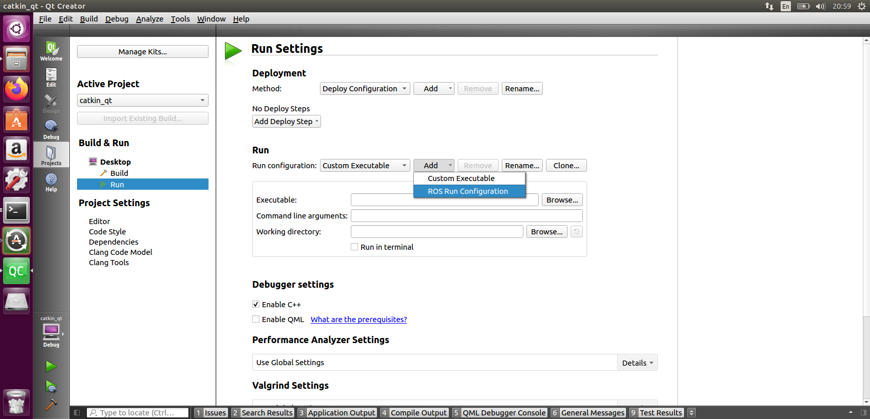 使用catkin_create_qt_pkg创建一个项目并用qtcreator编译运行_catkin创建项目CSDN博客