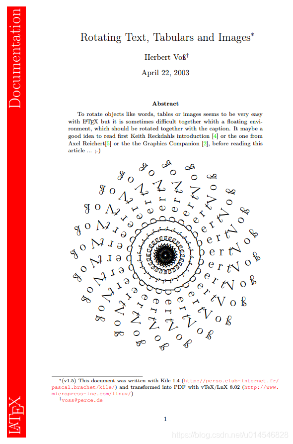 Latex 字体旋转 U的博客 Csdn博客