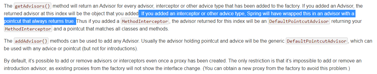Spring AOP编程官方文档解读之操作Advised对象